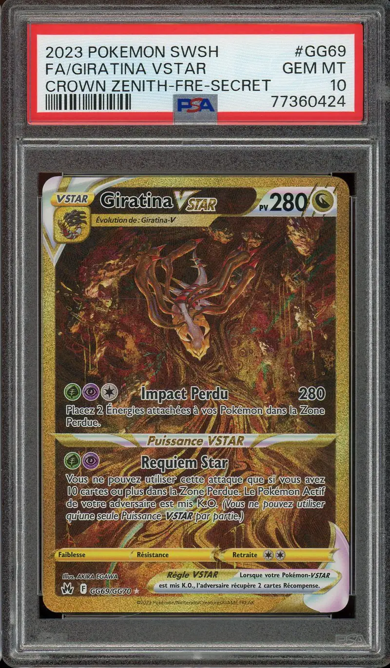 PSA 10 Giratina VStar Gold