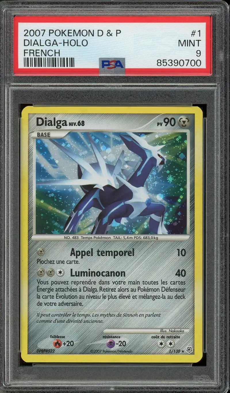 PSA 9 Dialga Holo