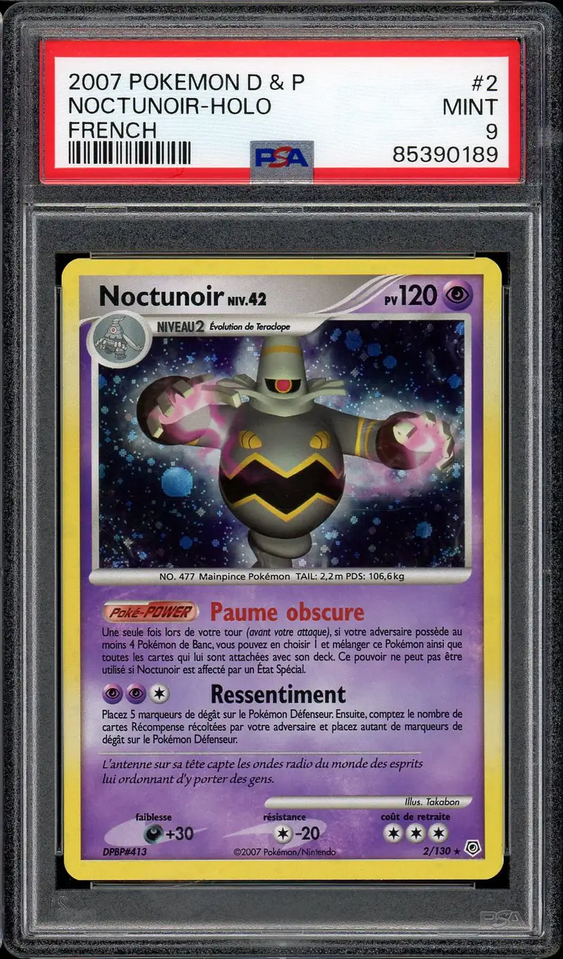 PSA 9 Noctunoir Holo