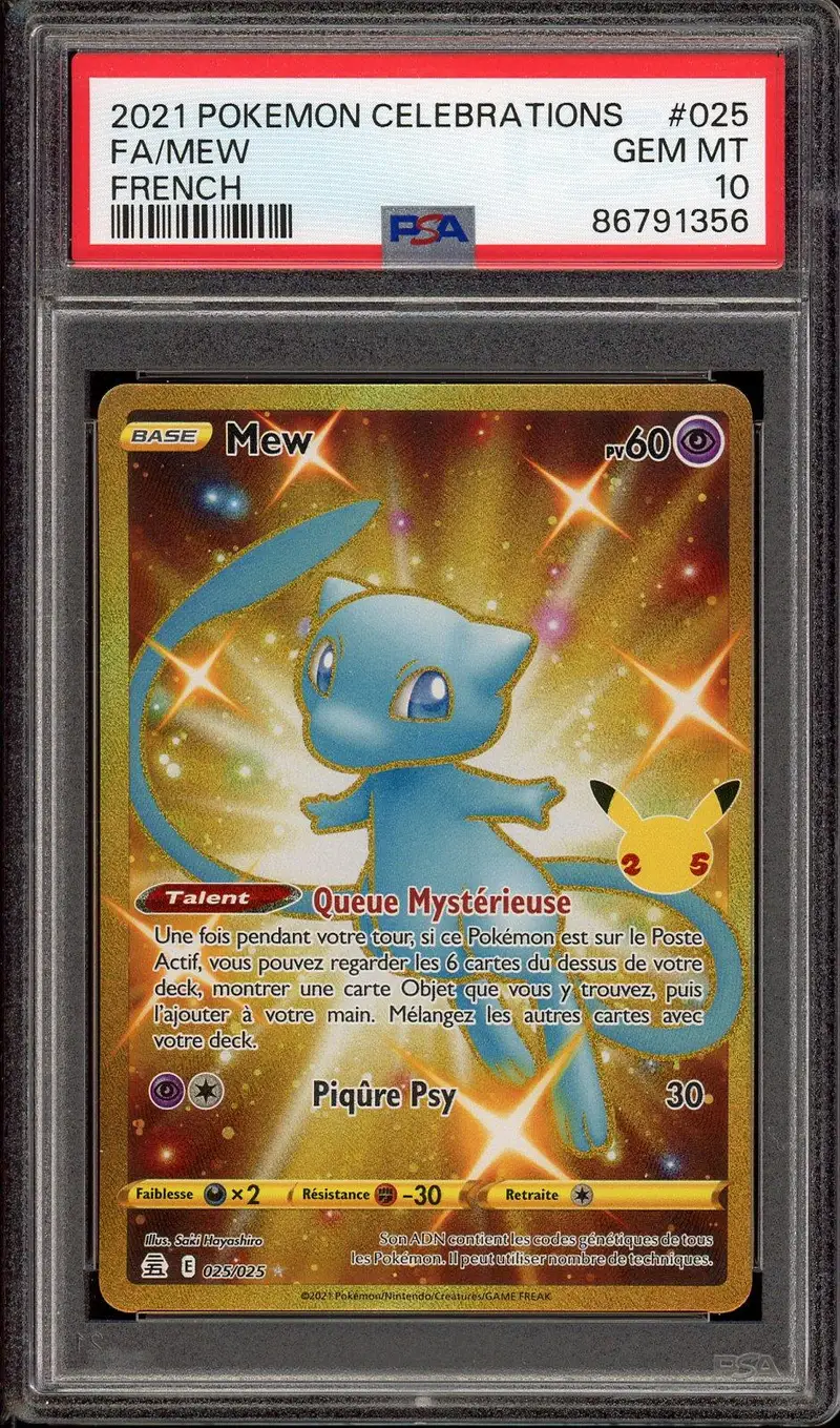 PSA 10 Mew Gold