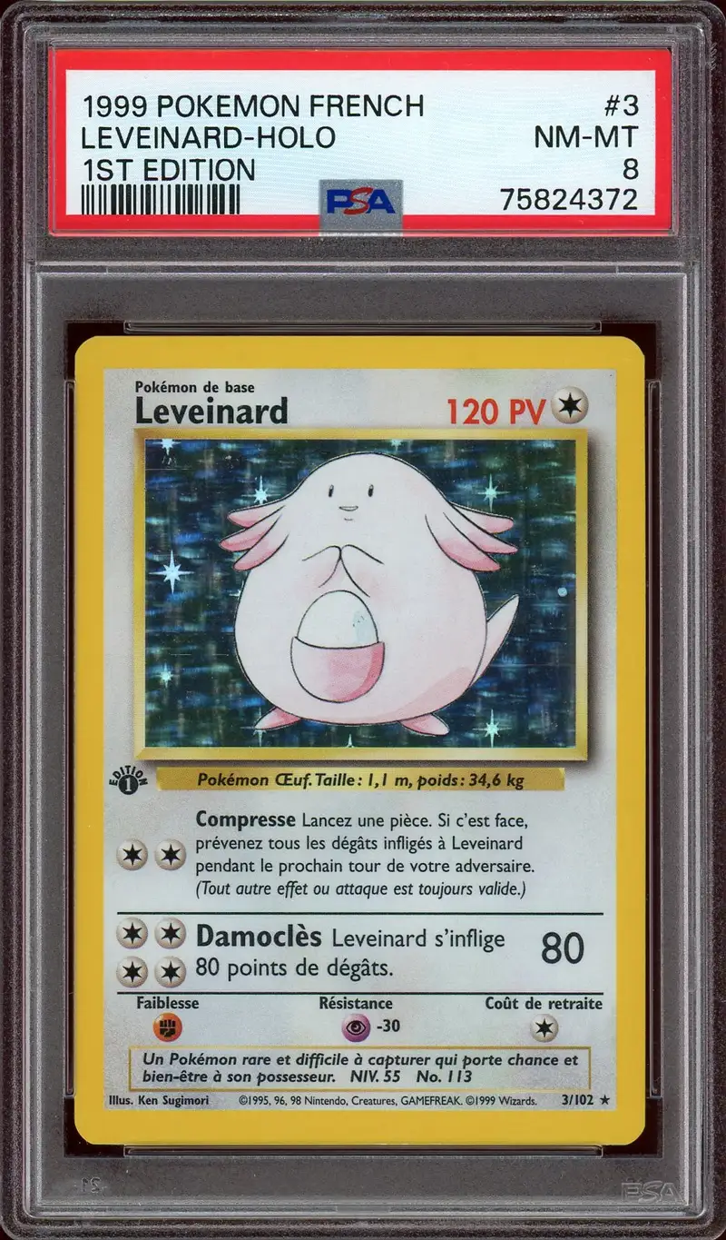 PSA 8 Leveinard Holo