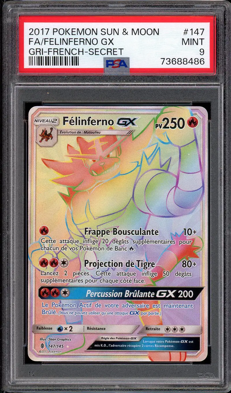PSA 9 Félinferno Gx Rainbow