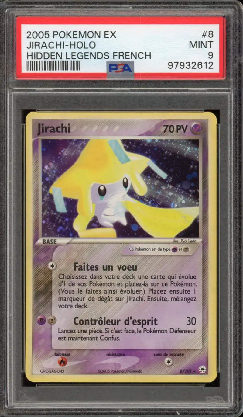 PSA 9 Jirachi Holo