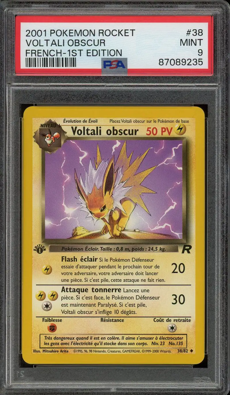 PSA 9 Voltali Obscur