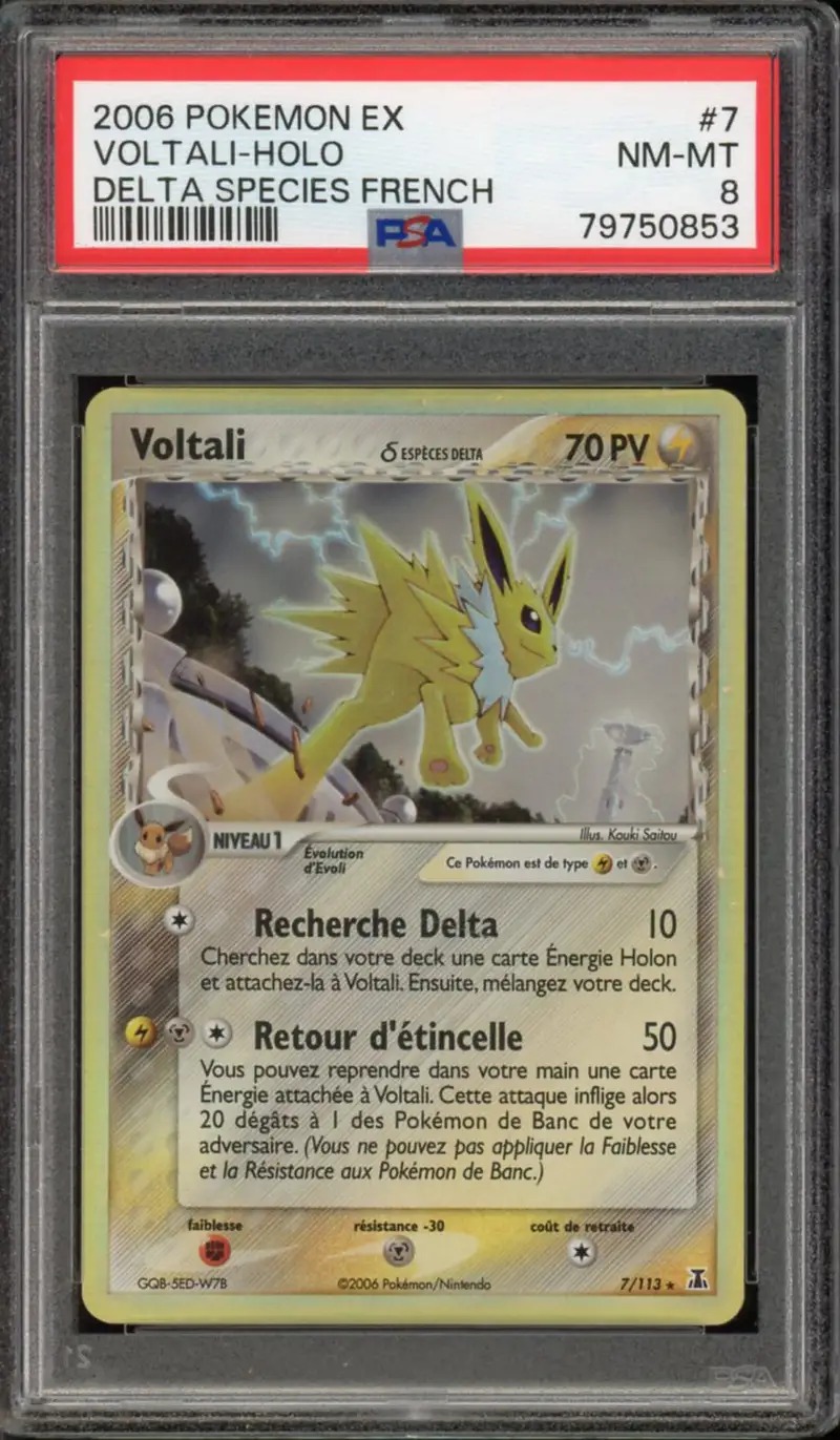 PSA 8 Voltali Holo