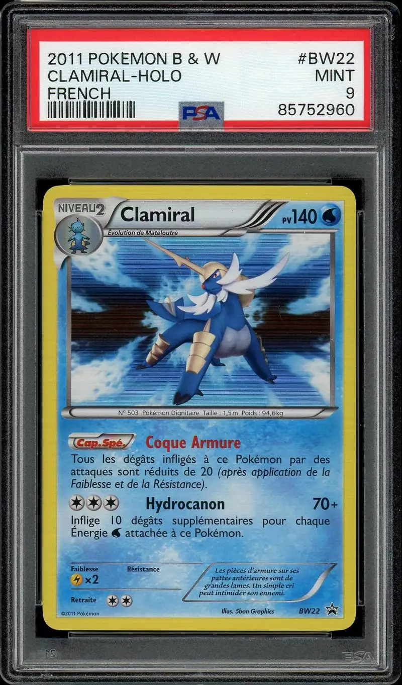 PSA 9 Clamiral Holo