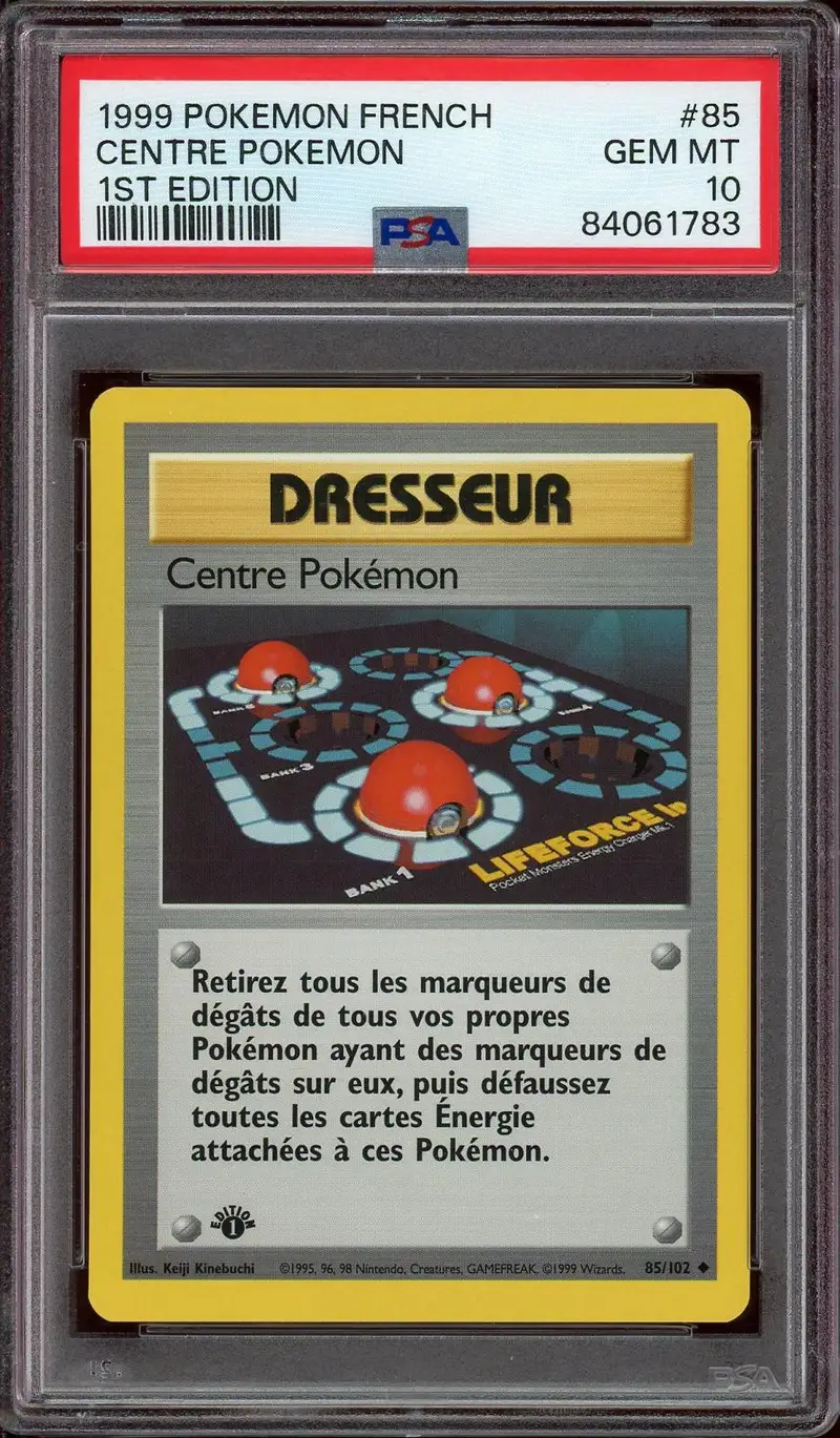 PSA 10 Centre Pokémon