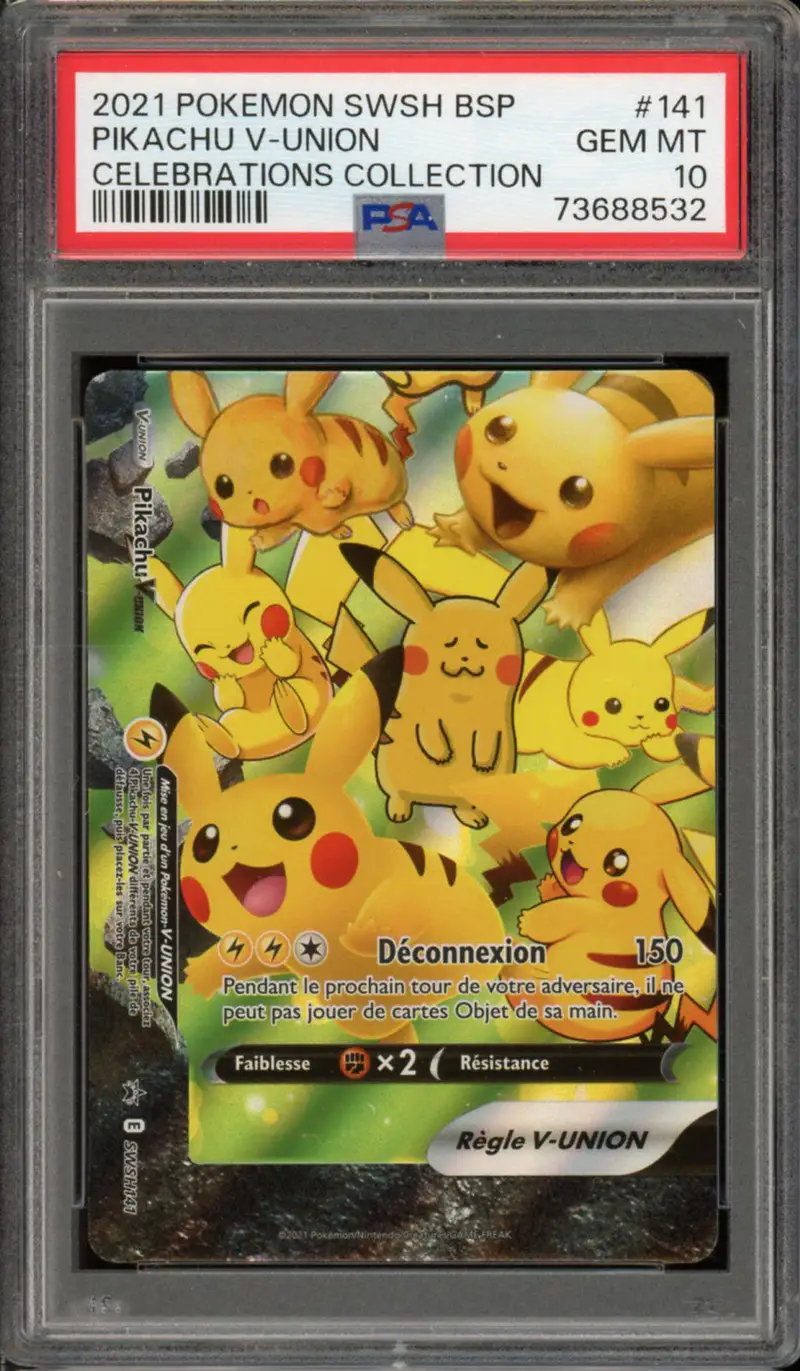 PSA 10 Pikachu V Union