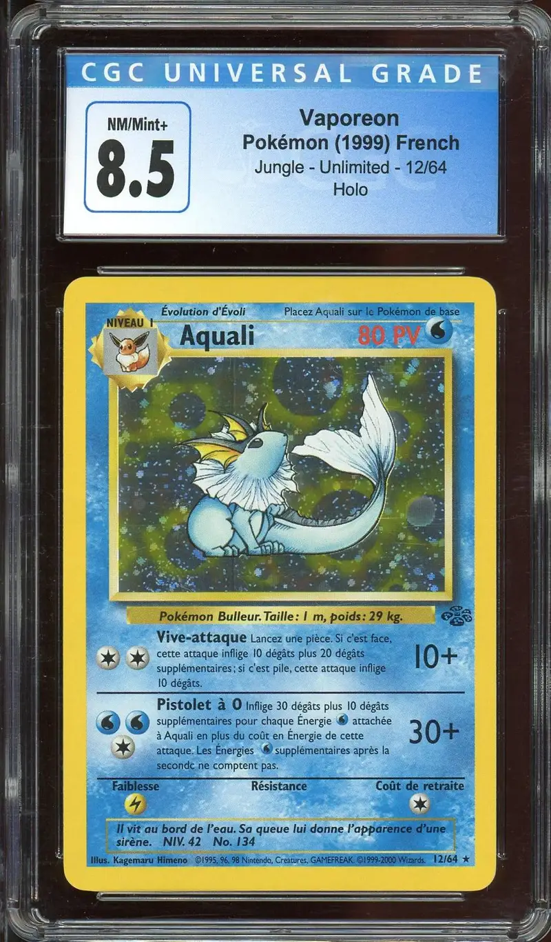 CGC 8.5 Aquali Holo