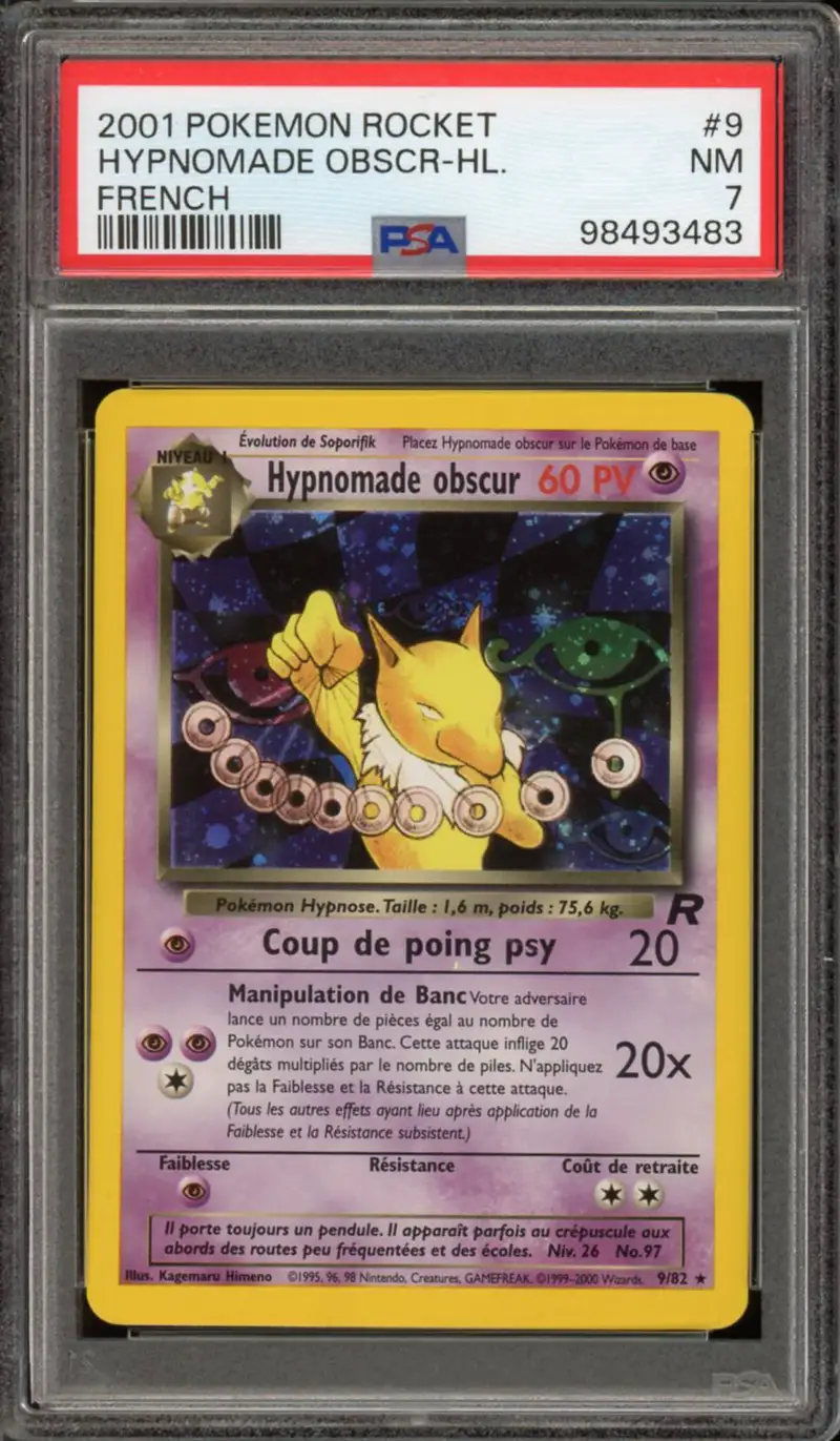 PSA 7 Hypnomade Obscur Holo