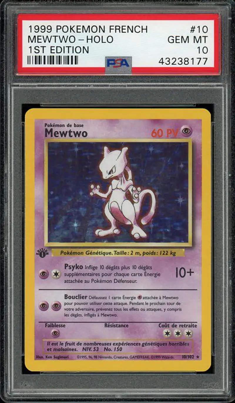 PSA 10 Mewtwo Holo