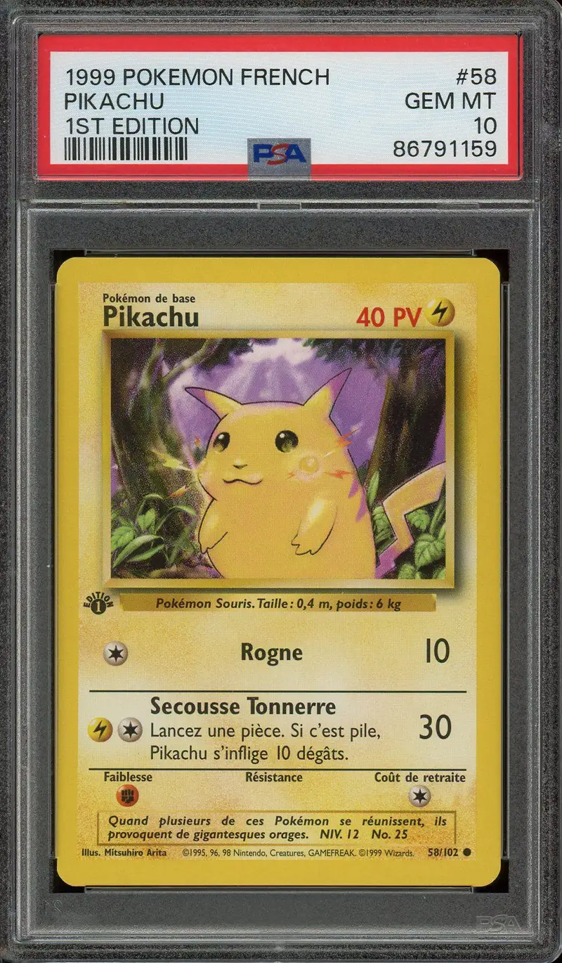 PSA 10 Pikachu