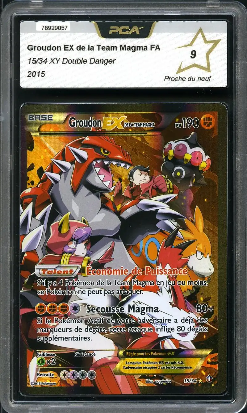PCA 9 Groudon Ex de la Team Magma