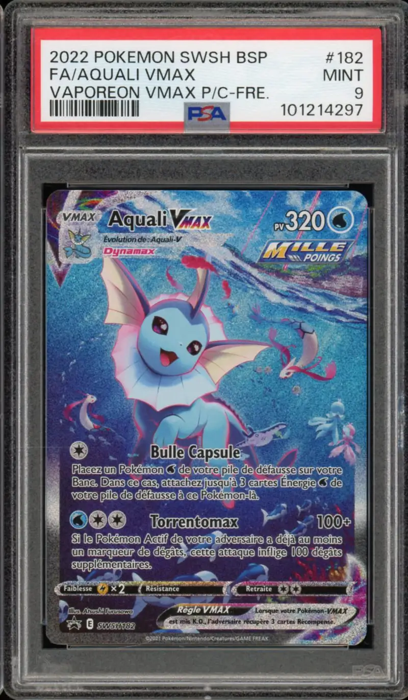 PSA 9 Aquali VMax