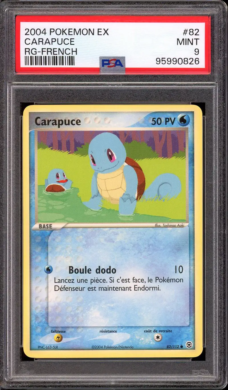 PSA 9 Carapuce