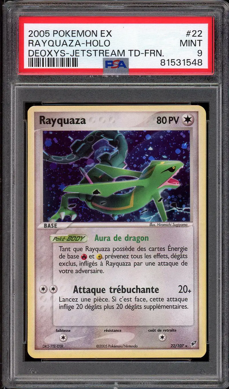 PSA 9 Rayquaza Holo