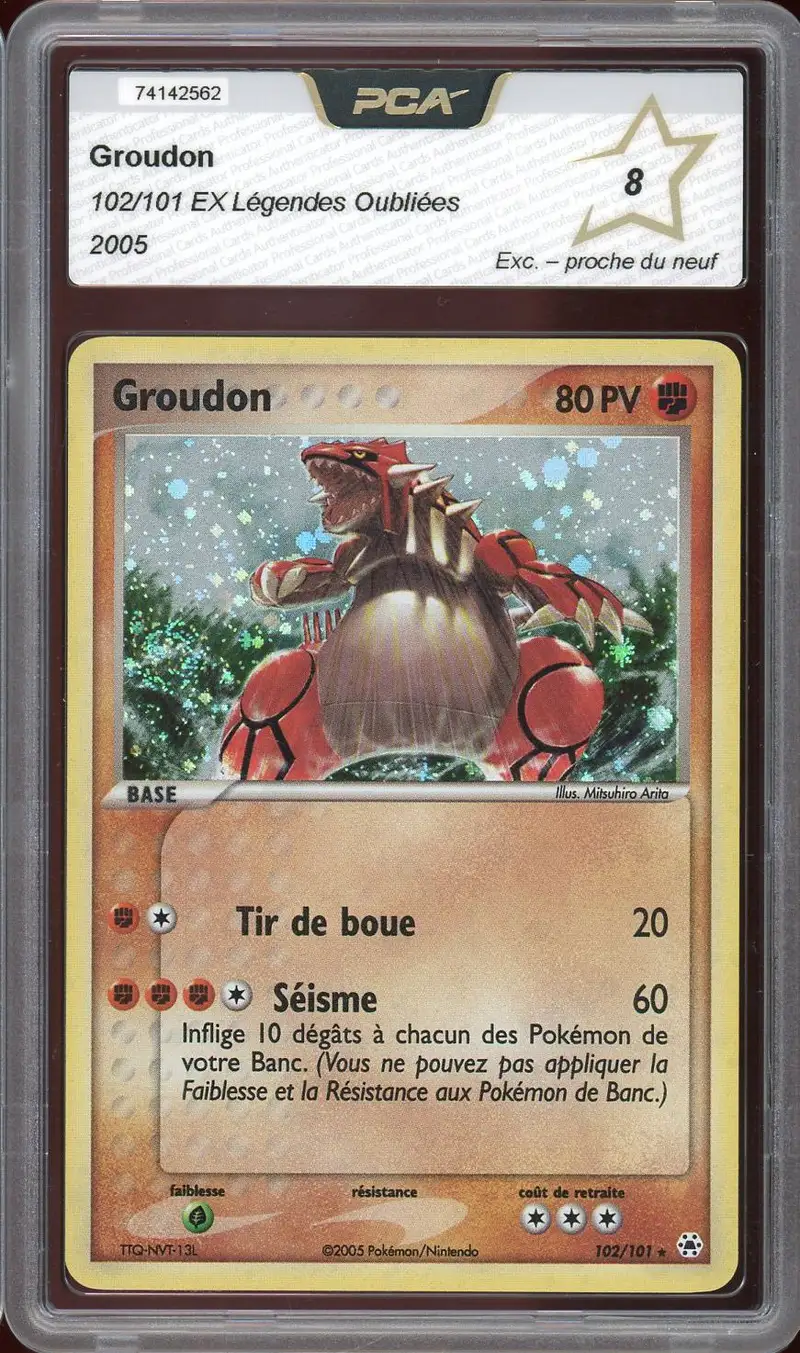 PCA 8 Groudon Holo