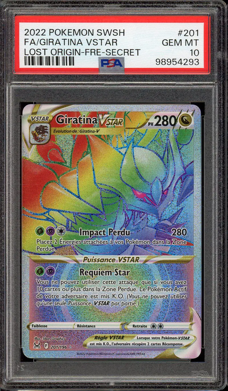 PSA 10 Giratina VStar Rainbow