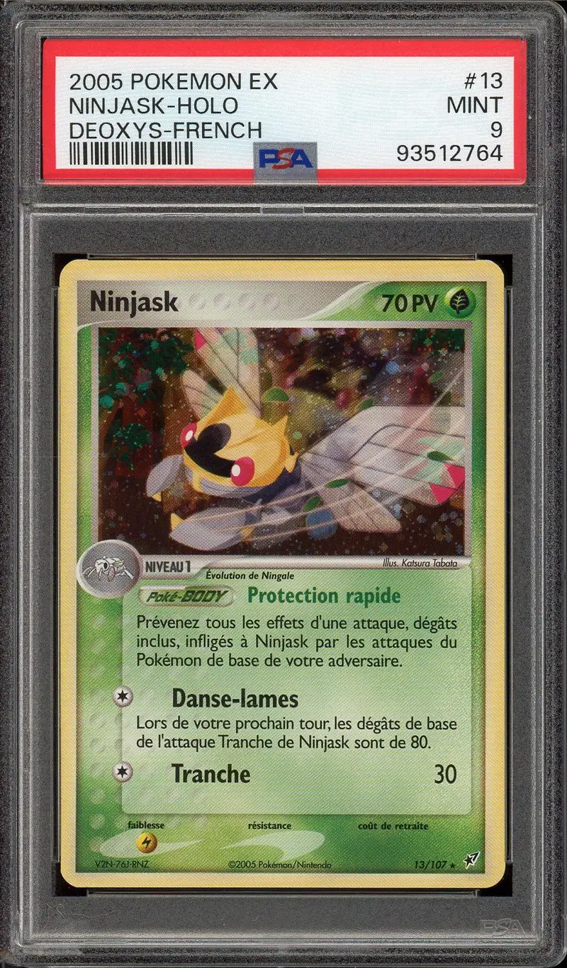 PSA 9 Ninjask Holo