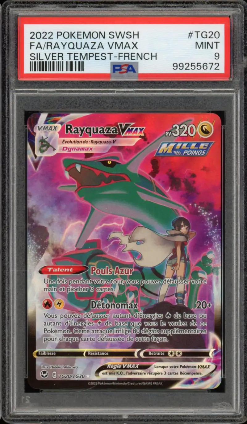PSA 9 Rayquaza VMax