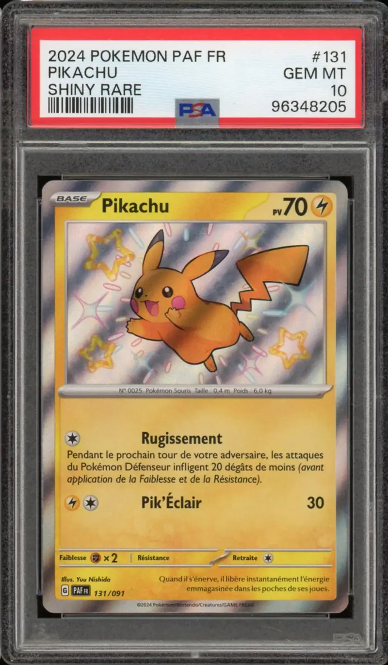 PSA 10 Pikachu Shiny