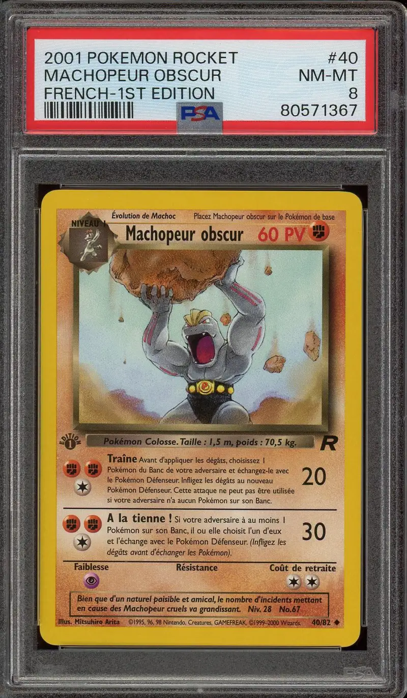 PSA 8 Machopeur Obscur
