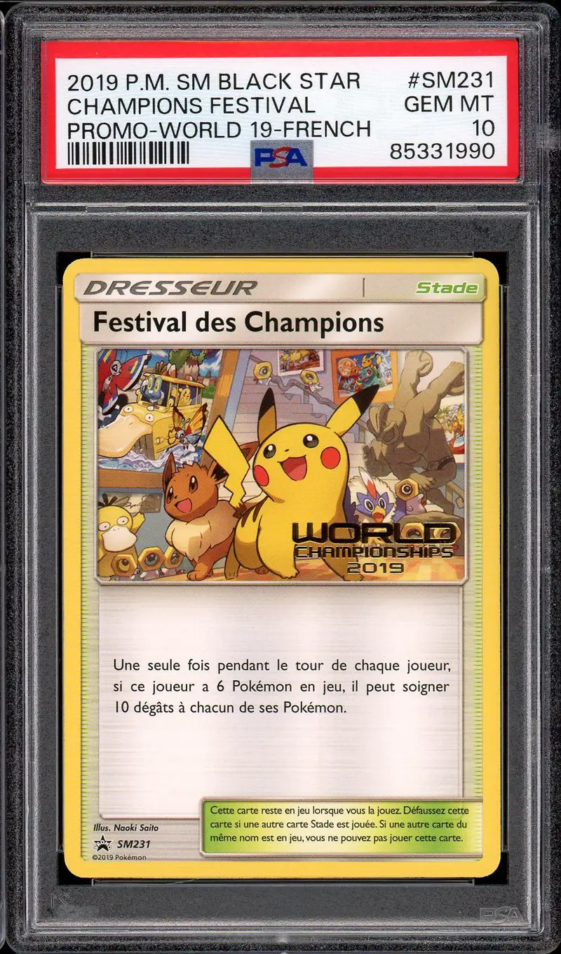 PSA 10 Festival des Champions