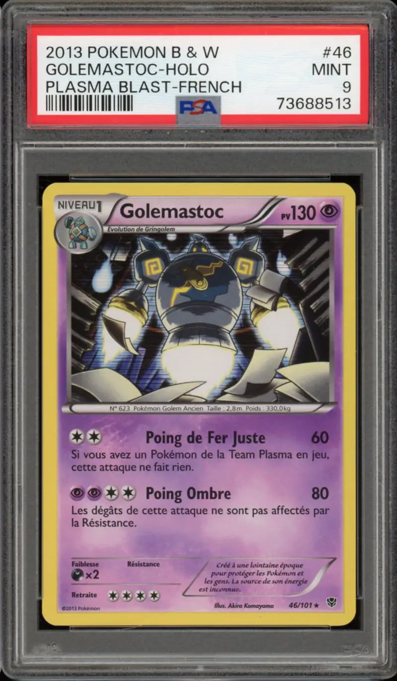 PSA 9 Golemastoc Holo