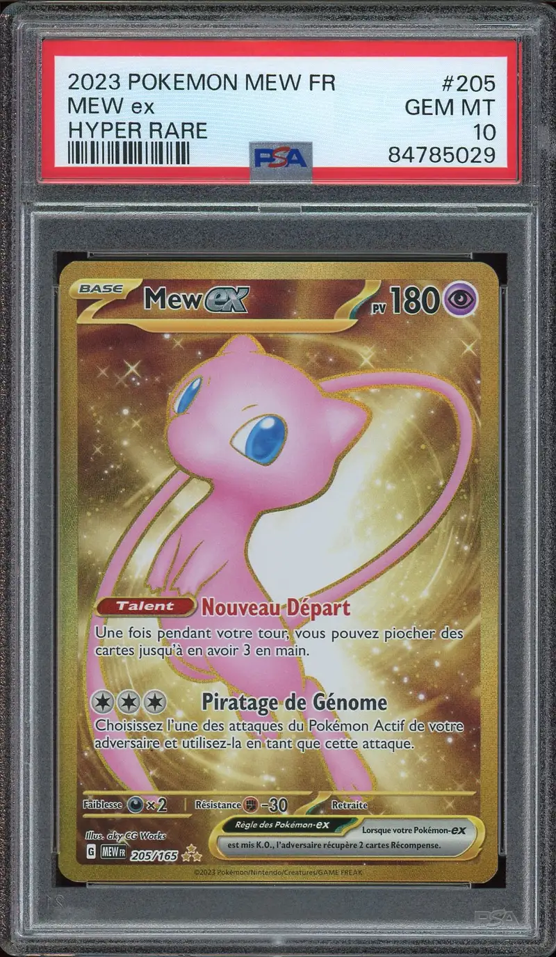 PSA 10 Mew Ex Gold