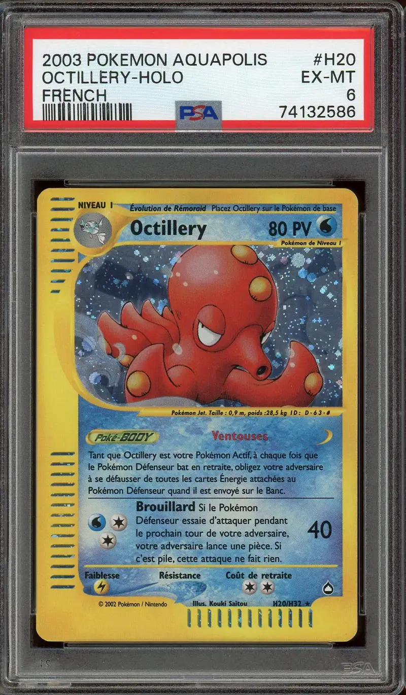 PSA 6 Octillery Holo