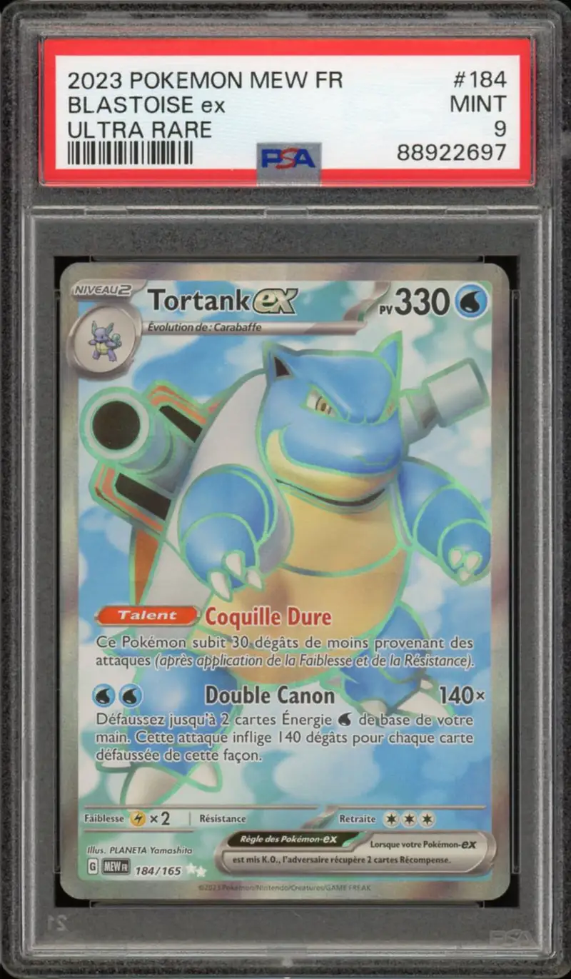 PSA 9 Tortank Ex