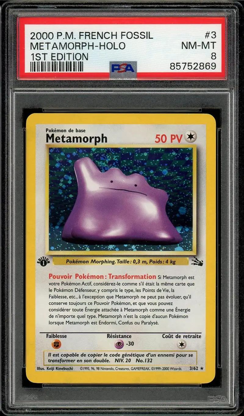 PSA 8 Metamorph Holo