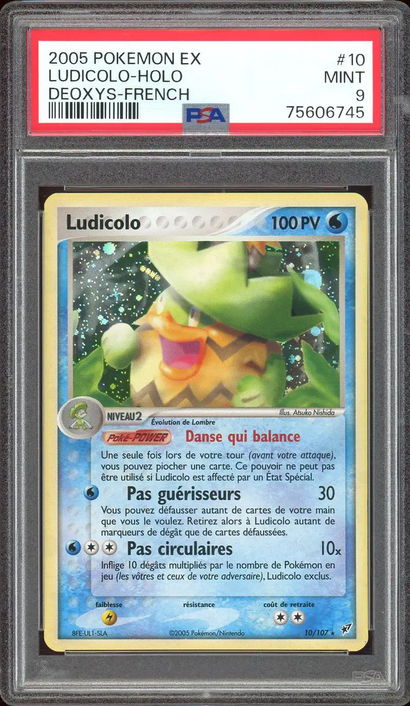 PSA 9 Ludicolo Holo