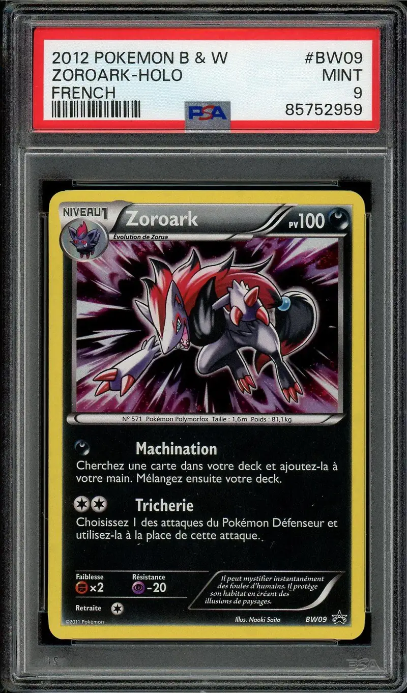 PSA 9 Zoroark Holo