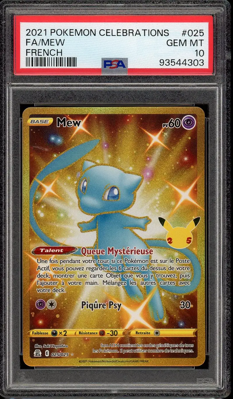 PSA 10 Mew Gold