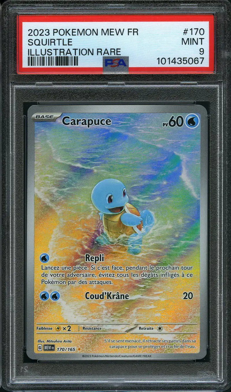 PSA 9 Carapuce