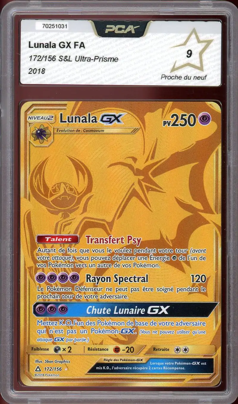 PCA 9 Lunala Gx Gold