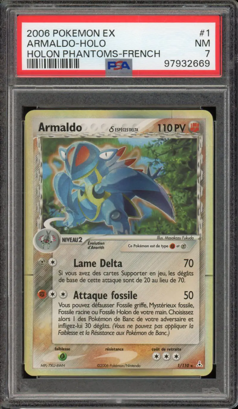 PSA 7 Armaldo Holo