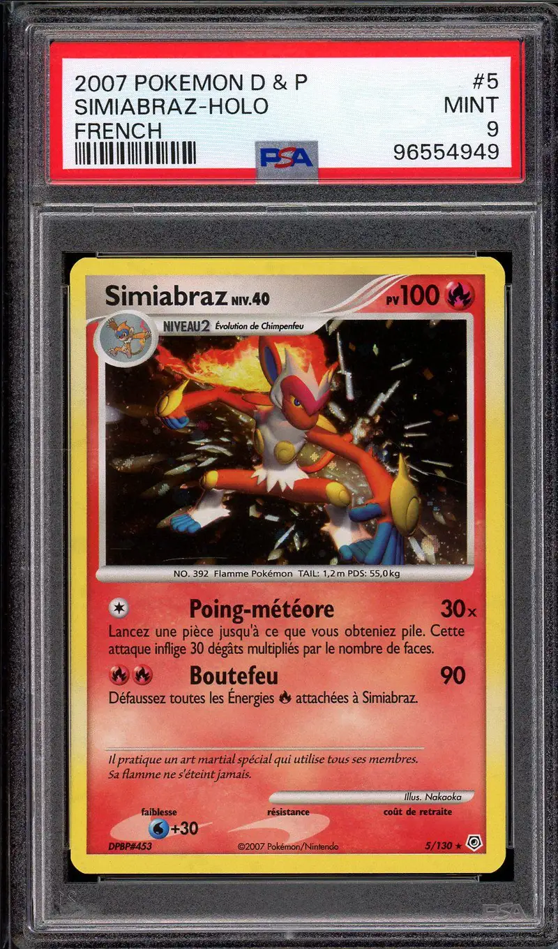 PSA 9 Simiabraz Holo