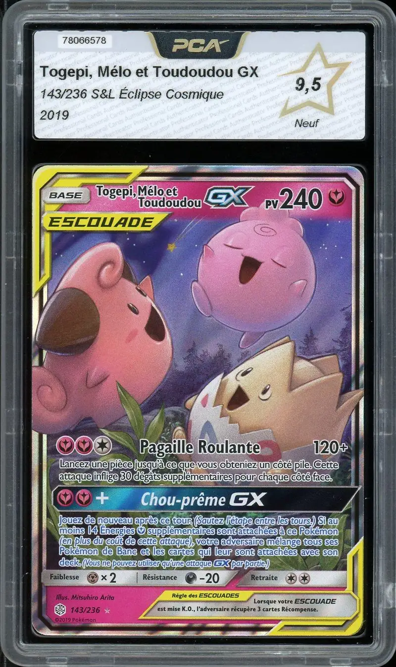 PCA 9.5 Togepi, Mélo et Toudoudou Gx