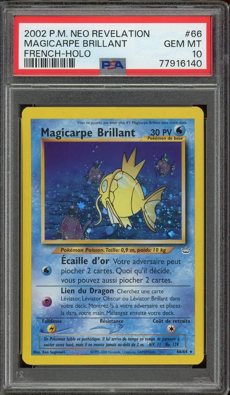 PSA 10 Magicarpe Brillant
