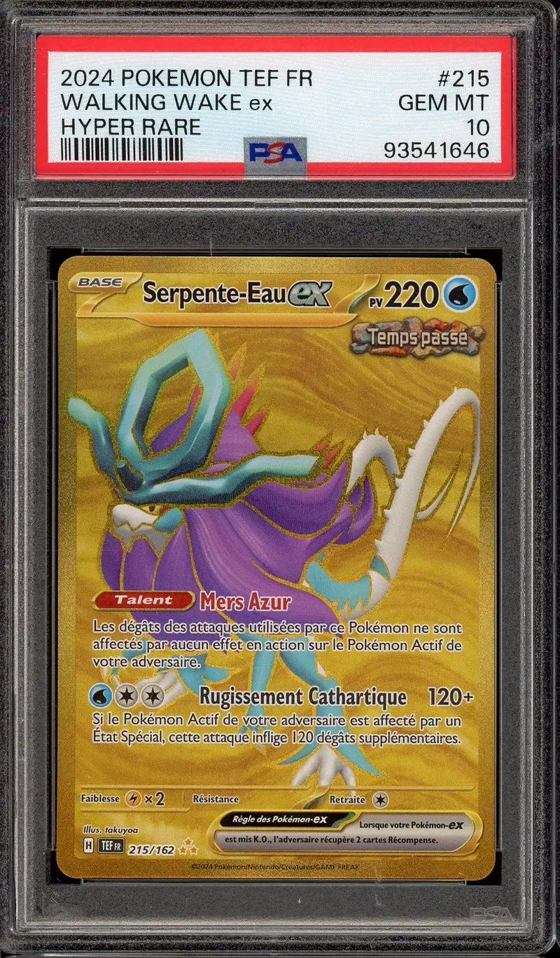 PSA 10 Serpente-Eau Ex Gold