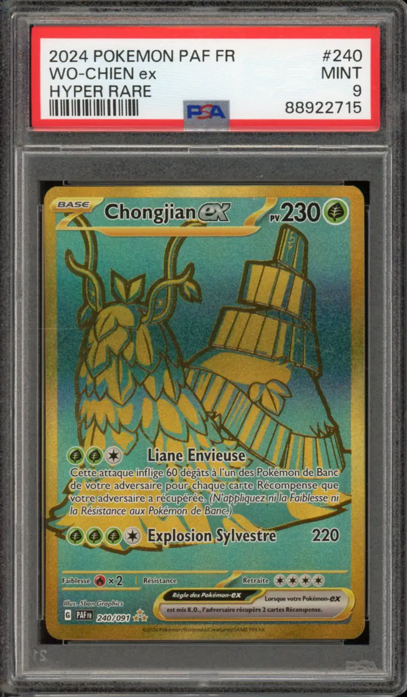 PSA 9 Chongjian Ex Gold