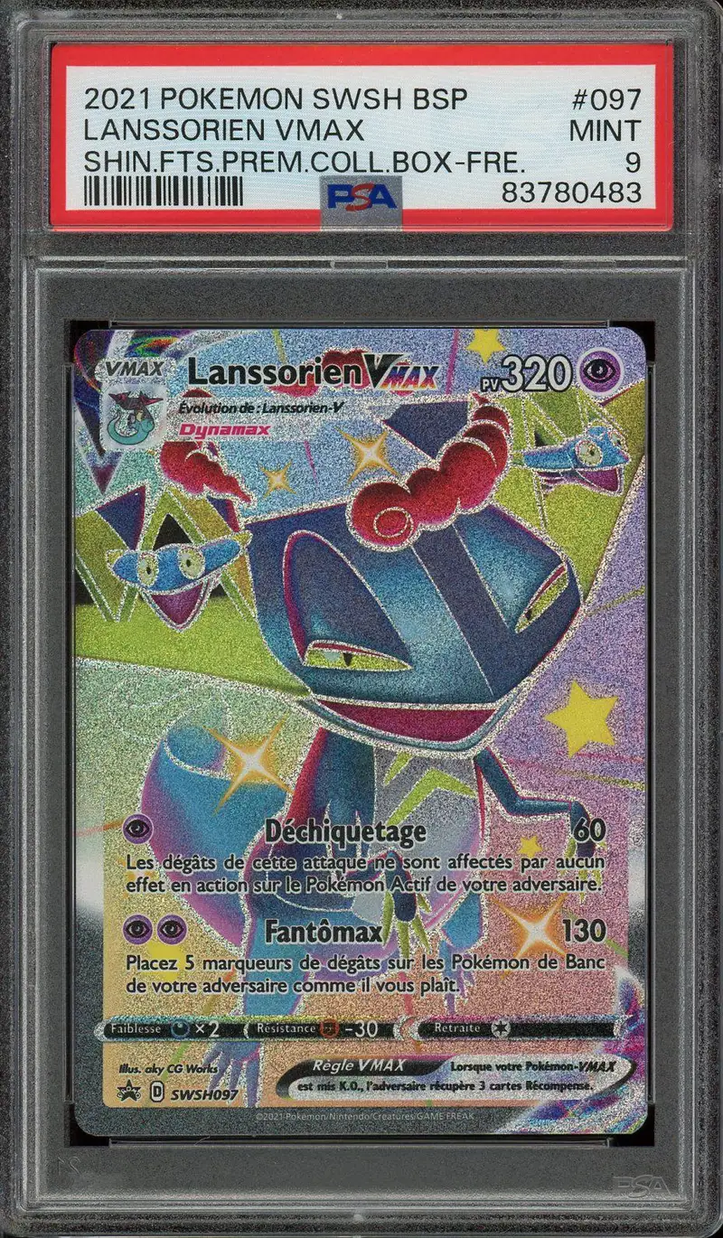 PSA 9 Lanssorien VMax Rainbow