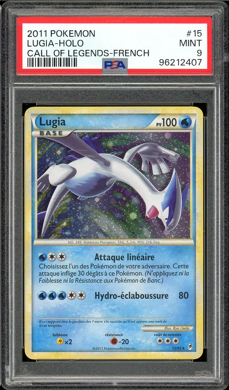 PSA 9 Lugia Holo