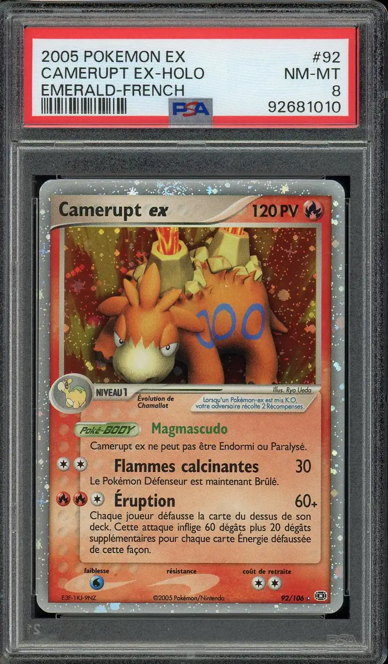 PSA 8 Camerupt Ex