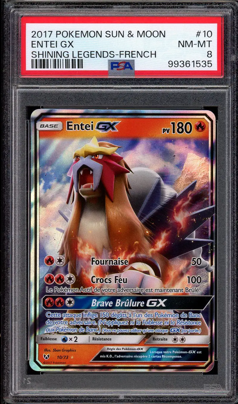 PSA 8 Entei Gx
