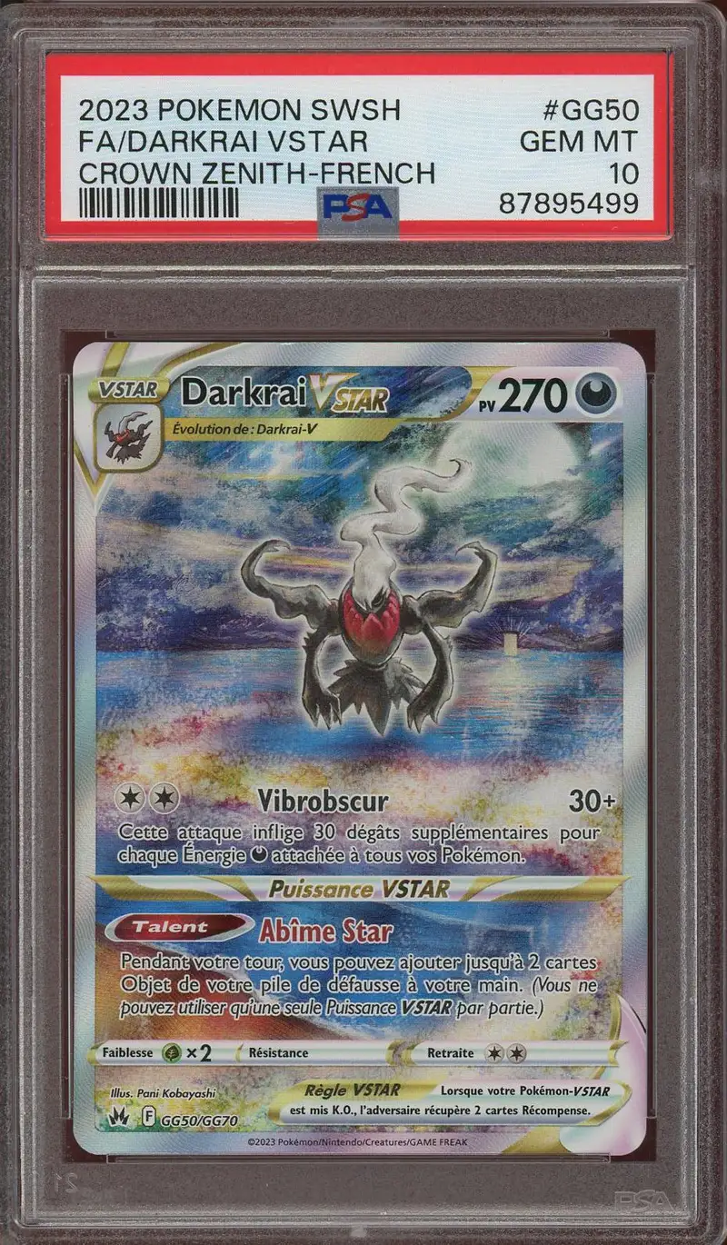 PSA 10 Darkrai VStar