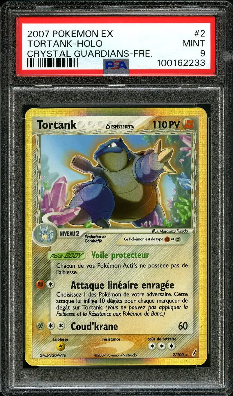 PSA 9 Tortank Holo