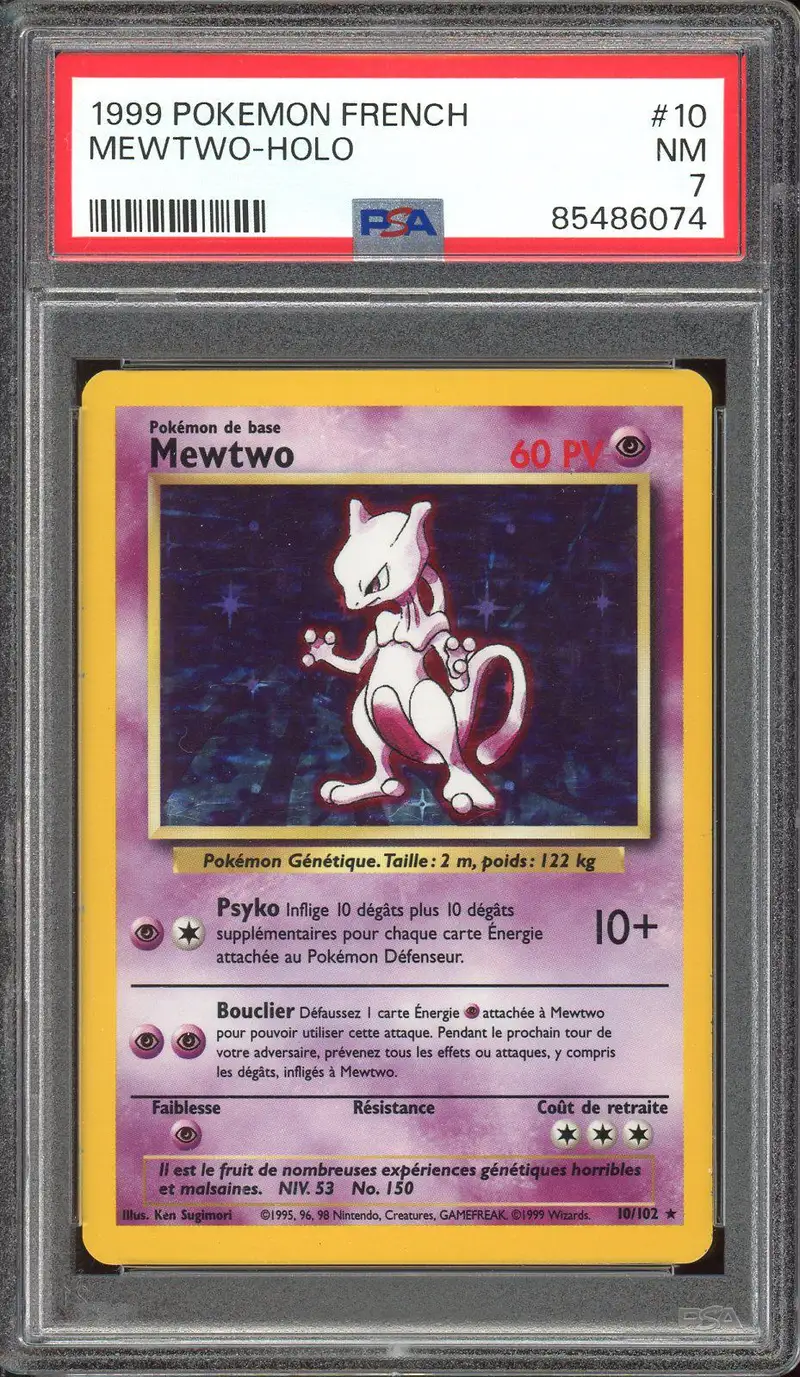 PSA 7 Mewtwo Holo
